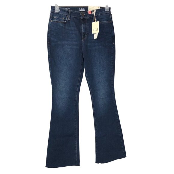 a.n.a Dark Blue Bootcut Jeans - Picture 1 of 6
